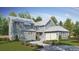 Beautiful two-story home with a metal roof, a two-car garage, and a well-manicured lawn at 931 Kincade Dr, Mount Pleasant, SC 29464
