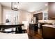 Open-concept kitchen with granite countertops, stainless steel appliances, and a dining area at 1061 Ashley Gardens Blvd, Charleston, SC 29414