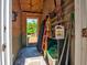 Interior view of shed featuring an open door with a view of the yard at 1061 Ashley Gardens Blvd, Charleston, SC 29414
