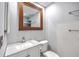 Clean bathroom with white cabinets, granite countertop, and modern fixtures at 1115 Shadow Lake Cir, Mount Pleasant, SC 29464