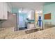 Updated kitchen with granite countertops, stainless steel appliances, and a convenient layout at 1115 Shadow Lake Cir, Mount Pleasant, SC 29464