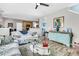 Open-concept home provides an airy feel, combining the living room and kitchen at 113 Southernwood Dr, Ladson, SC 29456