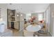 Combined dining and living space featuring a white table, neutral decor, and contemporary furnishings at 1225 Blakeway St # 407, Charleston, SC 29492