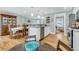 Charming kitchen with stainless steel appliances, granite countertops, and a connected breakfast nook and dining area at 1416 Glencoe Dr, Mount Pleasant, SC 29464