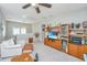 Spacious seating area with media center, modern decor and natural lighting at 1545 Calaveras Cir, Mount Pleasant, SC 29466