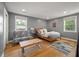 Cozy bedroom features natural light, hardwood floors, and comfortable furnishings at 1603 Culpepper Cir, Charleston, SC 29407
