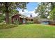 Charming red brick home with a well-manicured lawn and a bright blue front door at 1603 Culpepper Cir, Charleston, SC 29407