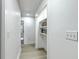Hallway features luxury vinyl plank flooring, recessed lighting, and built-in shelving with decor at 169 Southwold Cir, Goose Creek, SC 29445
