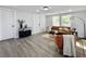 Bright living room with modern furnishings, hardwood floors, and natural light at 1915 Quitman St, North Charleston, SC 29405