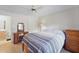 Light-filled bedroom with ample space, a ceiling fan, and great light at 2011 N Highway 17 # 1400P, Mount Pleasant, SC 29466