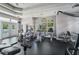 Community gym with elliptical machines and weights at 2011 N Highway 17 # 1400P, Mount Pleasant, SC 29466