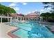 Community pool with lap lines and clubhouse at 2011 N Highway 17 # 1400P, Mount Pleasant, SC 29466