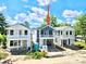 New construction home showing the exterior elevation, with porches on the second story and undercarriage parking at 2033 Echo Ave, North Charleston, SC 29405