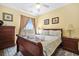 Cozy bedroom featuring ocean view, decorative furnishings, and natural light at 216 W Arctic Ave # 9, Folly Beach, SC 29439