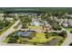 Aerial view of community featuring pool, tennis courts, and central clubhouse at 2200 Hamlin Sound Cir, Mount Pleasant, SC 29466