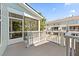 Enclosed outdoor deck overlooking the community. Perfect for enjoying relaxing evenings at 2200 Hamlin Sound Cir, Mount Pleasant, SC 29466
