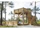 Community observation tower with wood railings and stairs, seating, and multiple observation decks at 2200 Hamlin Sound Cir, Mount Pleasant, SC 29466