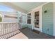 Enjoy the outdoors on this covered porch with a door leading inside at 2200 Hamlin Sound Cir, Mount Pleasant, SC 29466