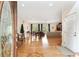 Open-concept living space featuring hardwood floors, recessed lighting, and ample seating, perfect for entertaining and relaxation at 26 Beachwood East, Isle of Palms, SC 29451