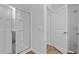 Clean, modern bathroom with a glass-enclosed shower and neutral finishes at 288 Watersglen Dr, Summerville, SC 29486