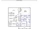 Second floor plan featuring a loft, bedrooms, bathrooms, and a laundry room for convenience at 300 Saxony Loop, Summerville, SC 29486