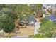 Aerial view of home with manicured lawn, lush surroundings, and well-maintained landscaping at 315 Clubview Rd, Summerville, SC 29485