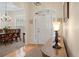 Bright foyer with hardwood floors leading to the dining area at 315 Clubview Rd, Summerville, SC 29485