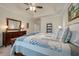 View of the main bedroom with an area for the dresser and a king-size bed at 315 Clubview Rd, Summerville, SC 29485