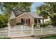 Charming home with a beautiful white picket fence and mature trees offering shade at 36 Nicholson St, Charleston, SC 29407