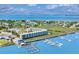 Breathtaking aerial view of the complex showcasing its waterfront location and close proximity to the beach at 3701 Docksite Rd # 220, Edisto Island, SC 29438