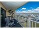 Enjoy outdoor living on the cozy balcony overlooking the harbor at 3701 Docksite Rd # 220, Edisto Island, SC 29438