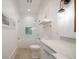 Bright bathroom showcasing a walk-in shower, vanity with marble countertop, and a toilet at 3803 Palm Blvd, Isle of Palms, SC 29451