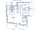 Second floor plan showcasing kitchen, living room, dining room, and bedrooms with ensuite bath and a porch at 3803 Palm Blvd, Isle of Palms, SC 29451