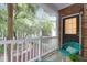 Serene balcony view with inviting chairs, lush foliage, and a peaceful atmosphere at 4003 Radcliffe Place Dr # B6, Charleston, SC 29414