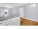Open concept room featuring hardwood flooring and living room with fan and natural light at 4003 Radcliffe Place Dr # B6, Charleston, SC 29414