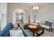Comfortable living room featuring plush seating and a view of the adjacent office space at 4129 Maidstone Dr, Mount Pleasant, SC 29466