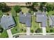 Aerial view of the property showcasing the home's layout, surrounding landscaping, and neighborhood at 465 Blue Dragonfly Dr, Charleston, SC 29414
