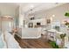 Open concept kitchen with modern appliances and ample counter space is perfect for entertaining at 465 Blue Dragonfly Dr, Charleston, SC 29414