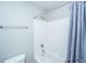 Bathroom with modern fixtures featuring a shower-tub combo at 493 Nelliefield Trl, Wando, SC 29492
