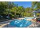 Sparkling community pool surrounded by lush greenery, perfect for relaxation and recreation at 493 Nelliefield Trl, Wando, SC 29492