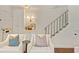 Comfortable living room featuring wood floors, neutral tones, and a cozy seating area at 5 Smith St, Charleston, SC 29401