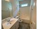 Bathroom featuring a single vanity, toilet, and shower/tub combination at 7517 Whispering Oak Dr, Hanahan, SC 29410