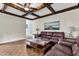 Comfortable living room with hardwood floors, ample seating, and a view to the next room at 809 O'Sullivan Dr, Mount Pleasant, SC 29464