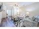 Spacious living room offering wood flooring, bright lighting, and comfortable seating at 1003 Washitonia Way # A, Charleston, SC 29492