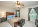 Cozy bedroom featuring a comfortable bed, stylish furnishings, and plenty of natural light at 104 S Ansel Xing, Goose Creek, SC 29445