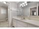 Bathroom featuring single sink, large mirror, and lighting at 105 Londonderry Rd, Goose Creek, SC 29445
