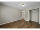Bedroom featuring laminate floors and closet at 105 Londonderry Rd, Goose Creek, SC 29445
