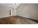 Bedroom with wood floors and ceiling fan at 105 Londonderry Rd, Goose Creek, SC 29445