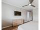 Bedroom featuring a mounted TV, neutral walls, and luxury vinyl plank flooring at 1054 Bennington Dr, Charleston, SC 29492