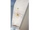 Modern chandelier with a burst design and golden accents, enhancing the home's elegant features at 1054 Bennington Dr, Charleston, SC 29492